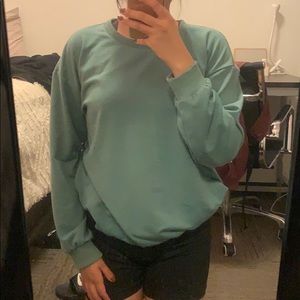 Green Oversized Sweater